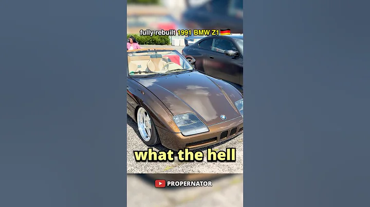 Is This The Coolest BMW Ever? 🇩🇪 #bmwz1