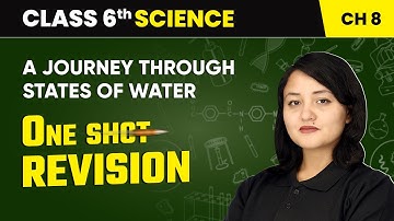 A Journey Through States of Water - One Shot Revision | Class 6 Science Chapter 8 | CBSE 2025-26