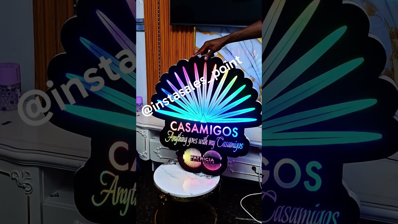 Rechargeable Casamigos Portable Logo Display