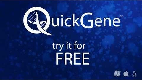 QuickGene - the world