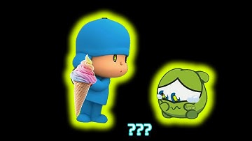 7 Pocoyo and Om Nom Give Me It