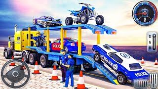 Us Police Car  ATV Transport Truck Driving Simulator | Android Gameplay screenshot 2
