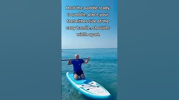 Thumbnail of How to stand up on a paddleboard #paddleboard #paddleboarding #learntopaddleboard #howtopaddleboard
