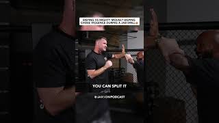 Bisping Vs Mighty Mouse, Bisping Chose Violence During a Jab Drill