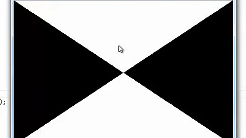 OpenGL Two Triangles