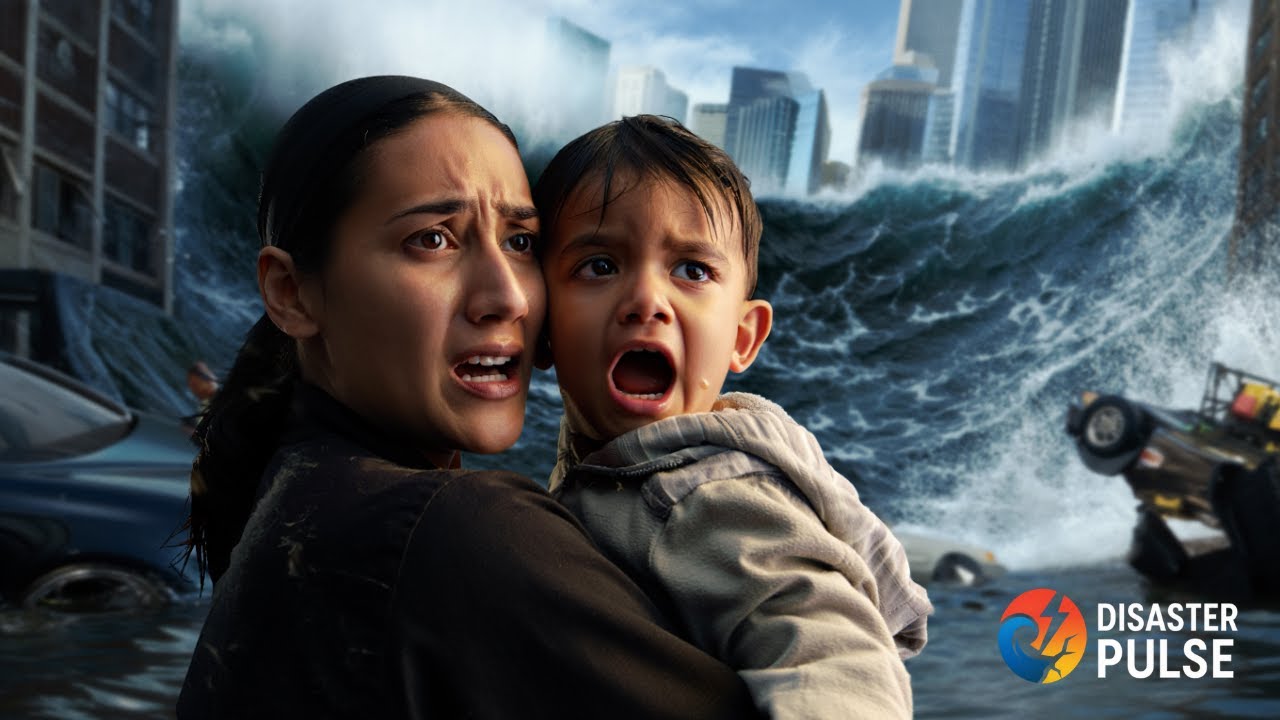 Massive Dam Collapse Triggers California Floods: Bridges Crumble as City Sinks – Short Film.