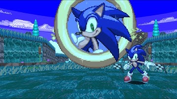 SRB2 OLDC Round 2: Adventure Sonic Speedrun Nimbus Lake (1:16.28)