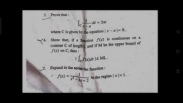 Hnbgu b.sc 6th sem complex analysis old year question paper 2022.    #hnbgu #bsc