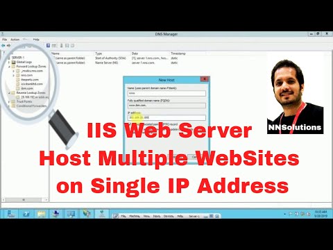 IIS Web Server||Running Multiple Websites on Single IP Address||Win Server -2012 r2 part 3
