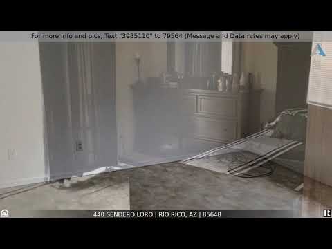 440 Sendero Loro, Rio Rico, AZ home video tour
