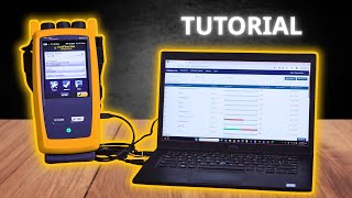 How to use the Fluke CertiFiber Max Multi-Fibre Tester with LinkWare Live Software