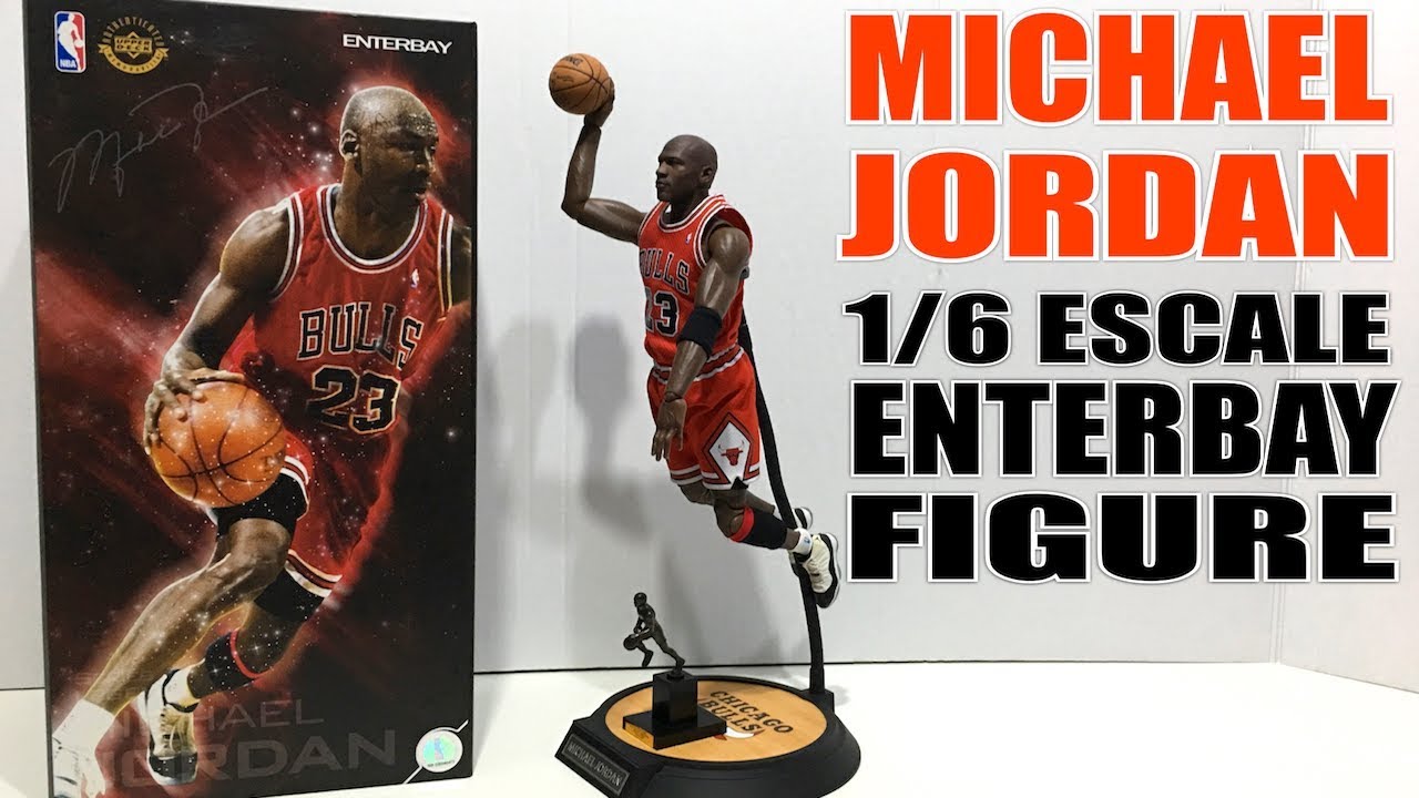 We opened the Enterbay MICHAEL JORDAN 1/6 scale model and it's