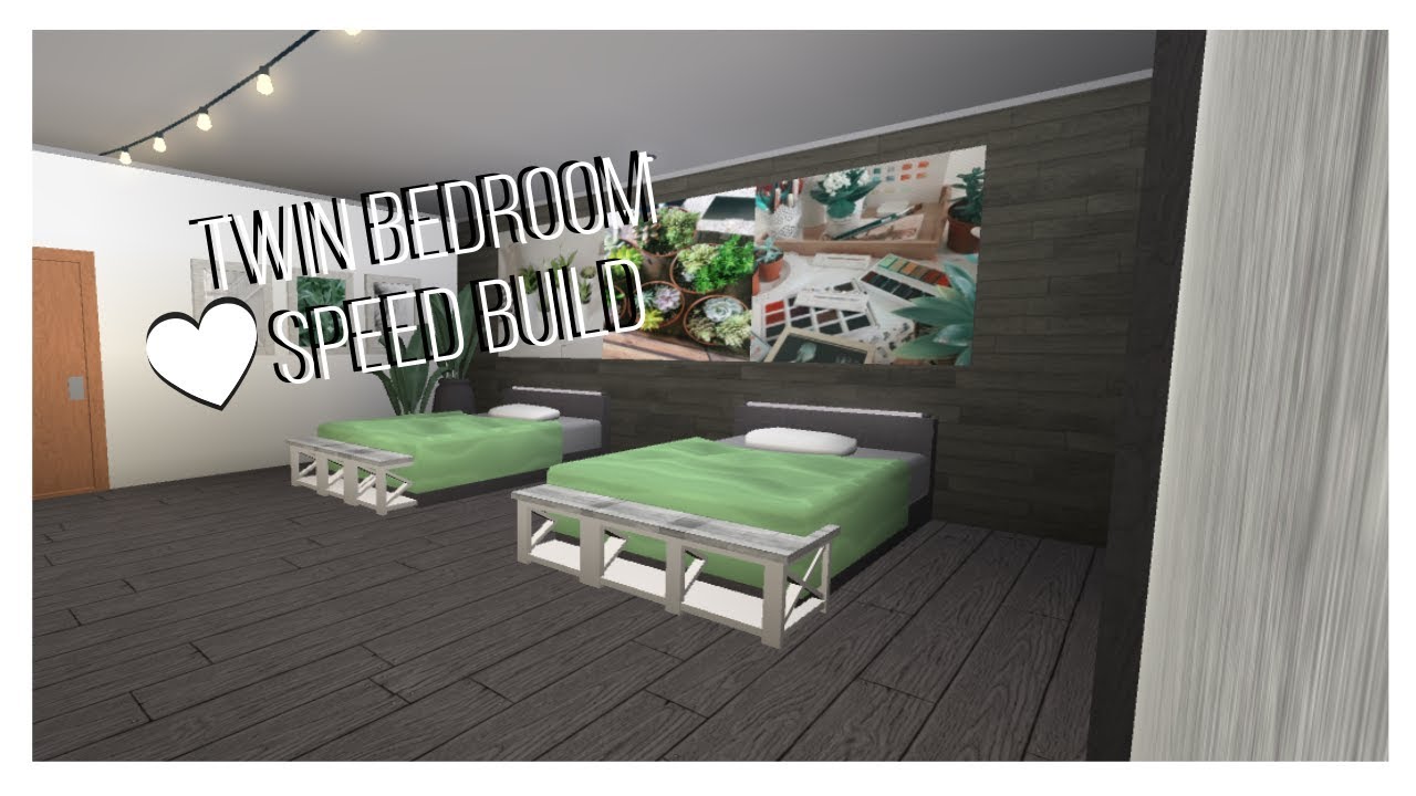 New Twin Bedroom Ideas Bloxburg for Small Space