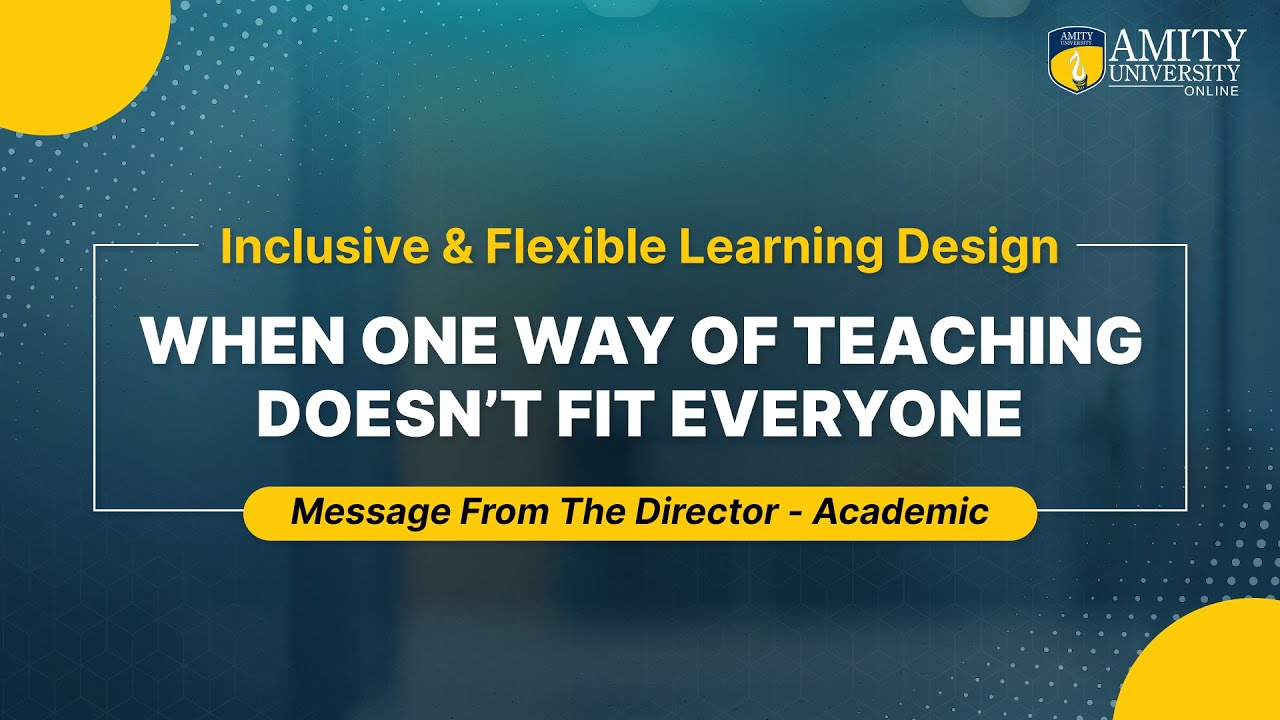 Inclusive MBA Learning: Flexible & Personalized Education for Every Student | Amity Online