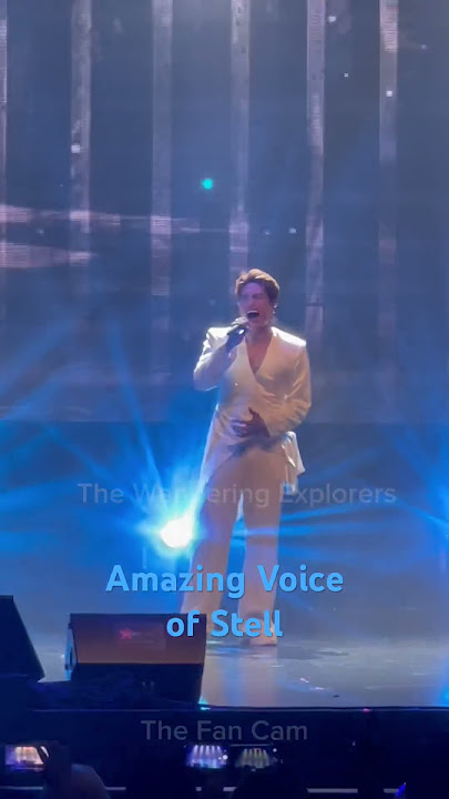 Oh my gosh Stell - Sb19 in pagtatag world tour singing Tilaluha #sb19 #sb19_stell #pagtatag #shorts