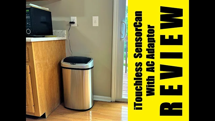 SensorCan  iTouchless 13 Gallon Garbage Can with AC Adaptor Review