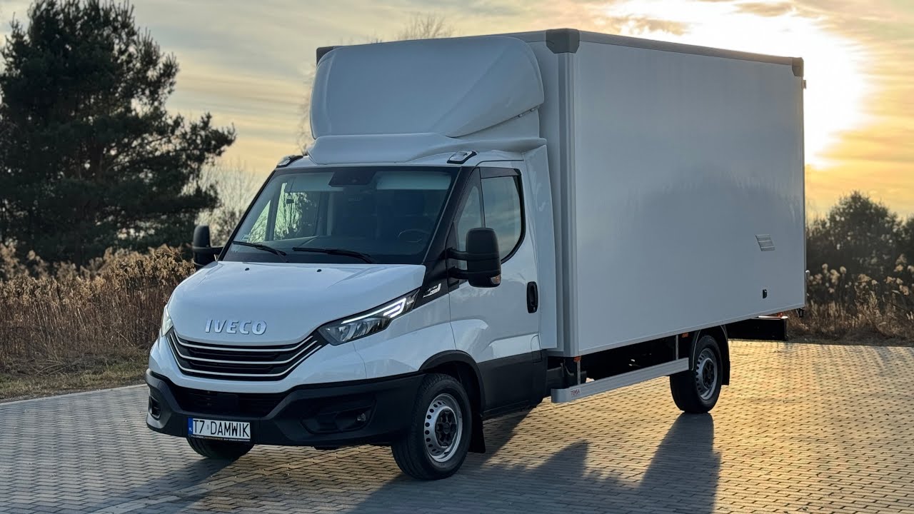 Sprzedam Iveco Daily 2022r 35S18‼️3.0 HI-MATIC Kontener 9EP Niski przebieg TEMPOMAT Aktywny Full LED