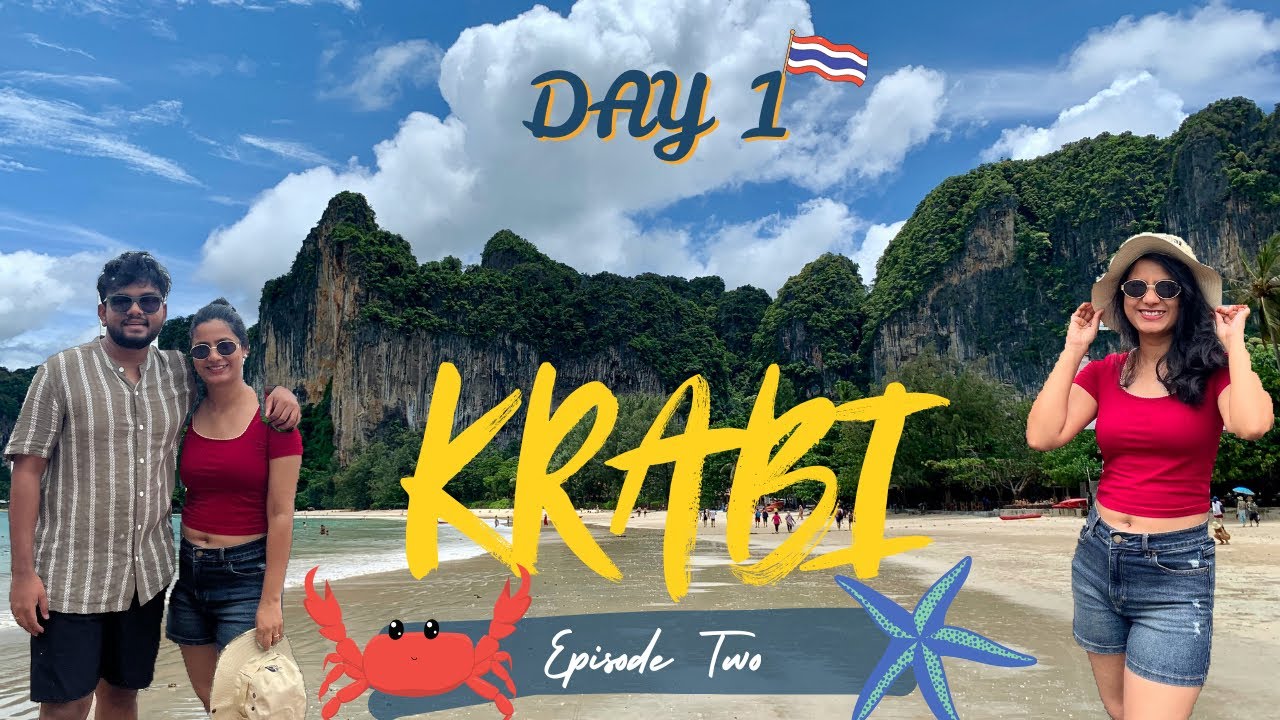 EP2: Thailand-Krabi Day1 🇹🇭 Hotel Room Tour & Ao Nang Beach Fire Show Magic!🏖️