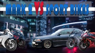 Toyota Mark2 vs Sport Bikes