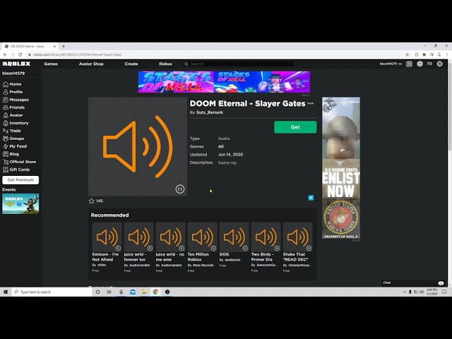 Doom Eternal Slayer Gates Roblox Id Code Youtube - eminem not afraid roblox code youtube