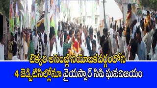 టెక్కలి అసెంబ్లీ నియోజకవర్గంలోని 4 జెడ్పిటిసిల్లోనూ వైయస్సార్ సిపి ఘనవిజయం  | Telugu Politics