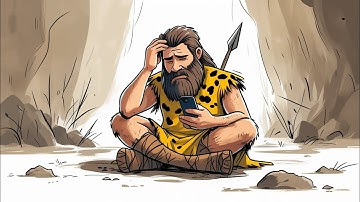 Caveman Explains Why Phones Make Us Stupid | Primitive Education