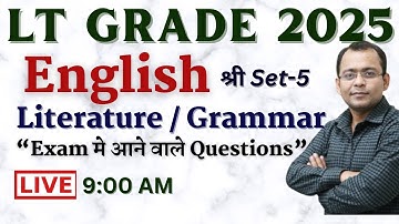 UP LT GRADE 2026  II English Practice Part-5 II Uday Sir