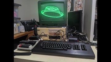 Atari Hat aka Archimedes Spiral BASIC running on a MEMOTECH MTX 500