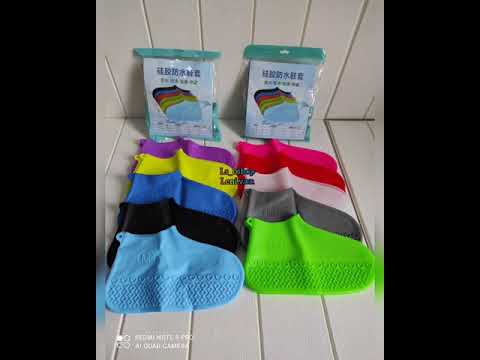 Review Jas Hujan Sepatu Silikon Asli import Elastis Banget / Sepatu Silikon buat Musim hujan