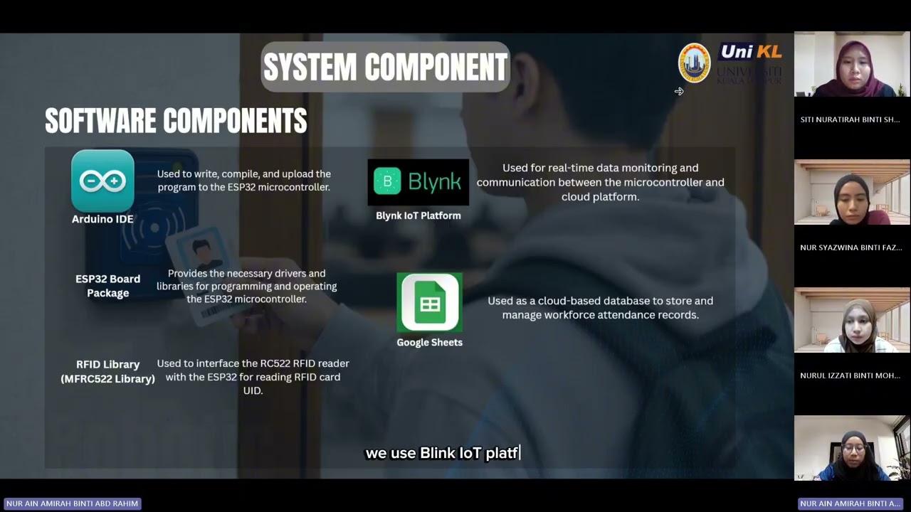 SMART MANUFACTURING RFID ATTENDANCE SYSTEM FROM GROUP 4