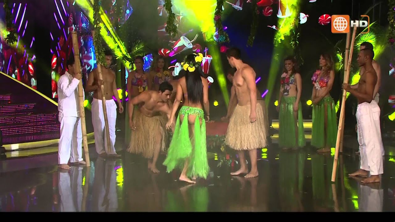 ACCIDENTE EN EL GRAN SHOW CAIDA  DE DELLY MADRID