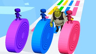 LAYERS ROLL game BEST COLOR GAMES 🌈 Gameplay All Levels Walkthrough iOS Android New Game Full lvl screenshot 1