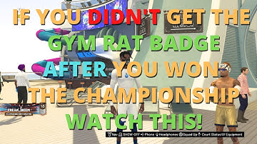 Further Clarification on How to Get the Gym Rat Badge on NBA2k22 for Current Gen