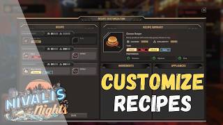 Nivalis Nights | How-to Customize your Recipes