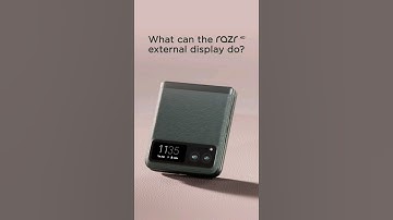 Check On All essentials With the External Display Of RAZR40 | #shorts #ytshorts #motorola