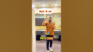 Day 3 at Google ☕ | Breakfast bhaiya bhi naam jaante hai 😅 Life at Google India #shorts #ytshorts
