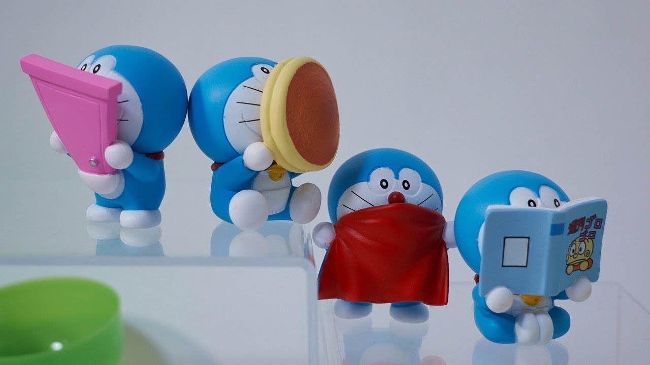 ガチャ ドラえもん Hide＆Seek かくれんぼフィギュア 開封動画。大きめなドラえもんがかわいい。Gacha Doraemon figure  opening video