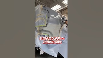 How to apply primer like a Pro 😅. #car #automobile #auto