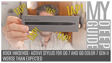 Boox InkSense | Active Pen For Go 7 and Go Color 7 Gen II | Worse Than Expected