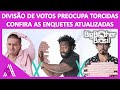 🟣 BBB 22: Enquetes atualizadas do paredão entre Arthur, Douglas e Elieser no Big Brother Brasil 2022