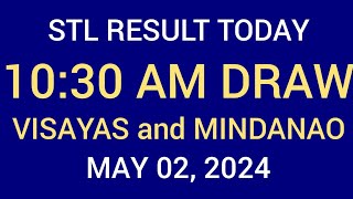 STL Result Today 10:30AM Draw May 2, 2024 Thursday Stl Visayas and Mindanao LIVE Result
