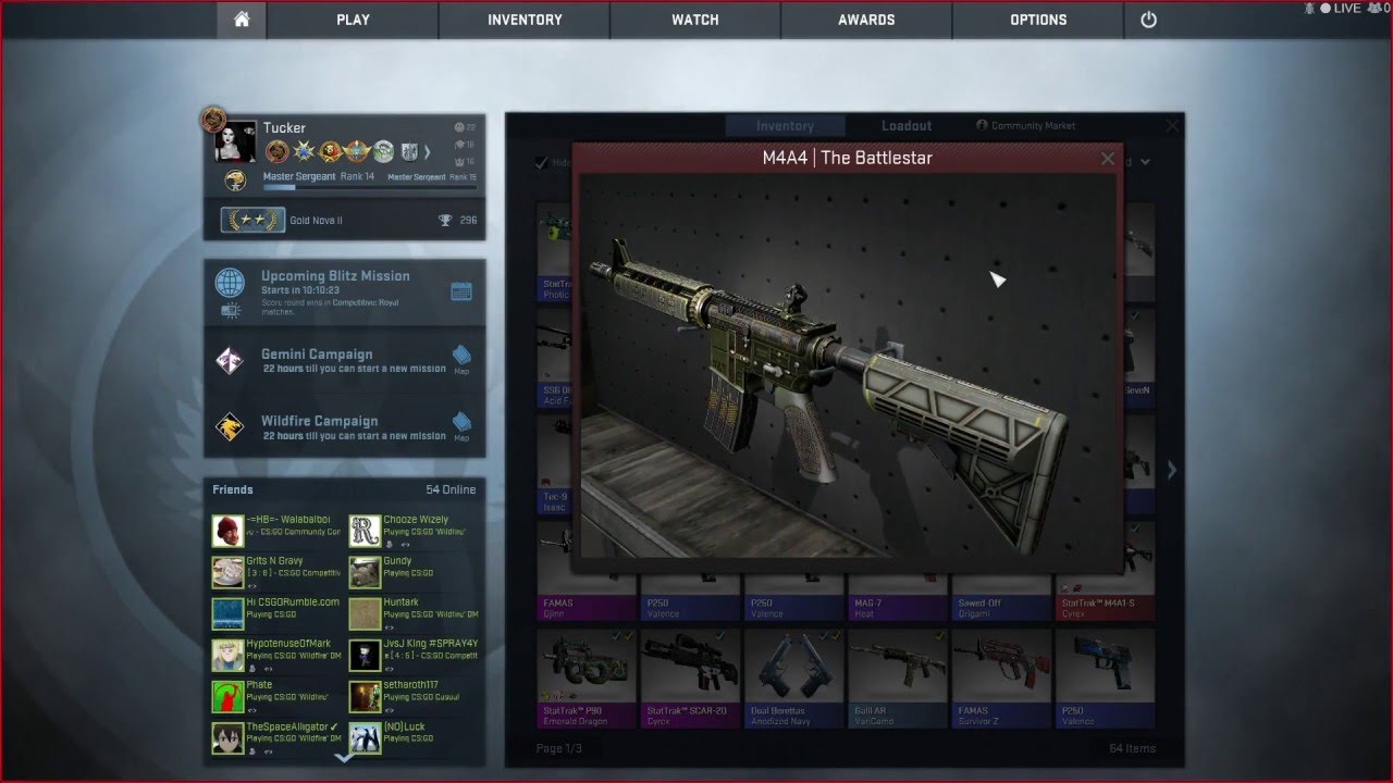 NEW M4A4 The Battlestar Factory New Operation Wildfire - Counter-Strike: Global Offensive