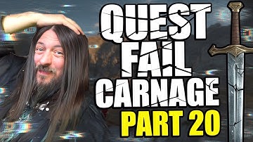 METALHEAD plays Skyrim for the first time - Part 20: QUEST FAIL CARNAGE (Worst. Episode. Ever.)
