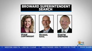 Broward School Board To Interview Three Semifinalists For Superintendent Position