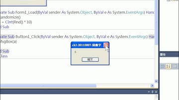 【Visual Basic VB教學】061 產生亂數