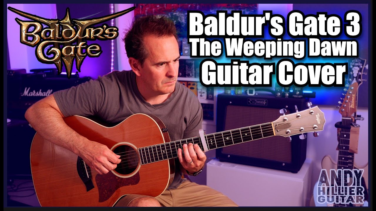 Baldur's Gate 3 - The Weeping Dawn | Guitar Cover (Emotional Acoustic Version)