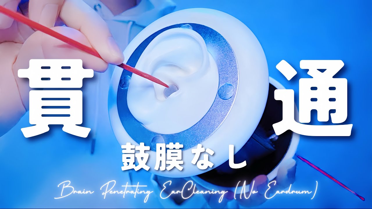 【ASMR】Проникающая в мозг чистка ушей【без барабанной перепонки】1час