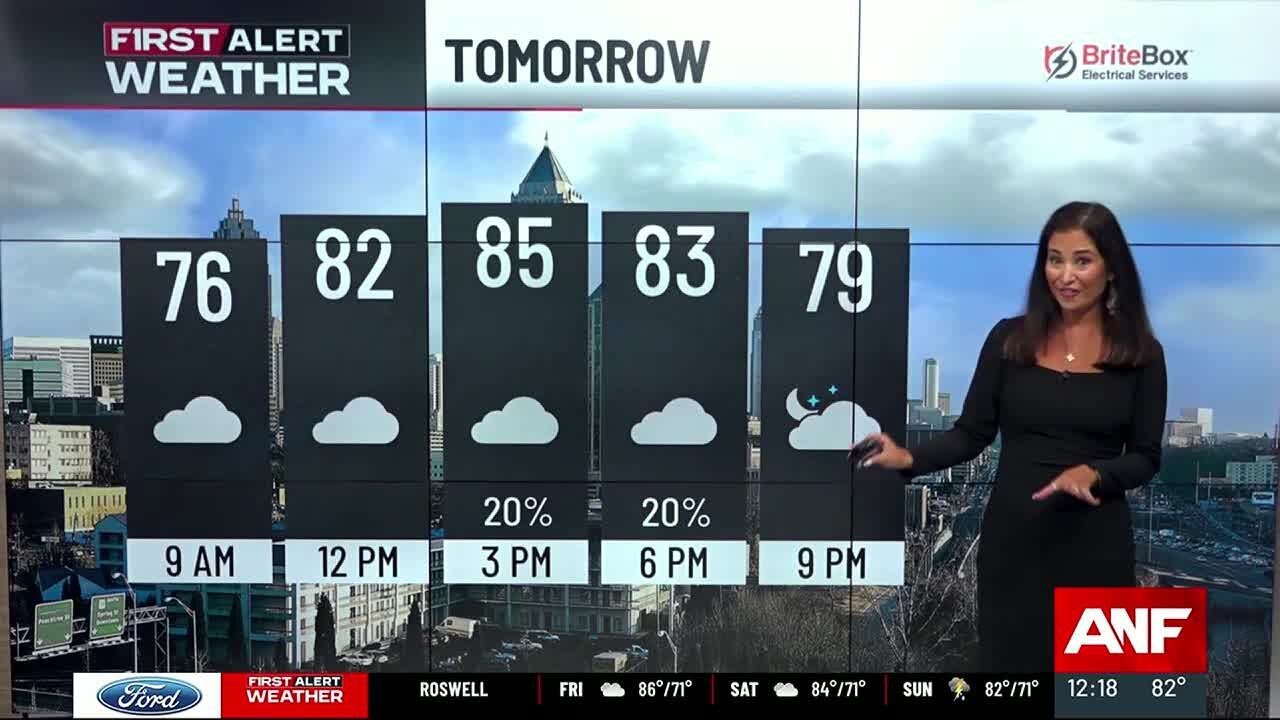 FIRST ALERT WEATHER: Lower rain chances this afternoon & evening - YouTube