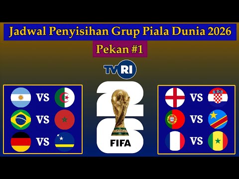 bigwin178 x 89bet - Jadwal Piala Dunia 2026 Pekan 1 - BRAZIL vs MAROKO - FIFA World Cup 2026 Live TVRI