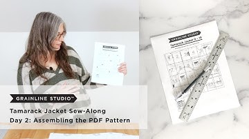 Tamarack Quilted Jacket Sew-Along Day 2: Printing & Assembling the PDF Pattern